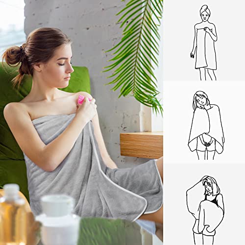 Serviette de bain microfibre anti odeur KinHwa drap de bain - 7