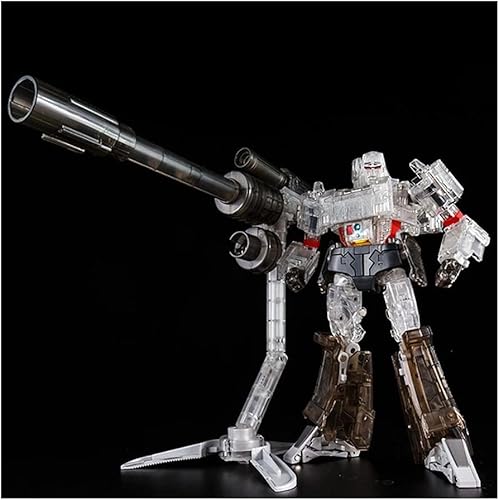 Miniatura 3 de 9.8in Transparente Megatron Transformando Juguete Decepticons Pistola Modelo Robot Figura de Acción KO Versión