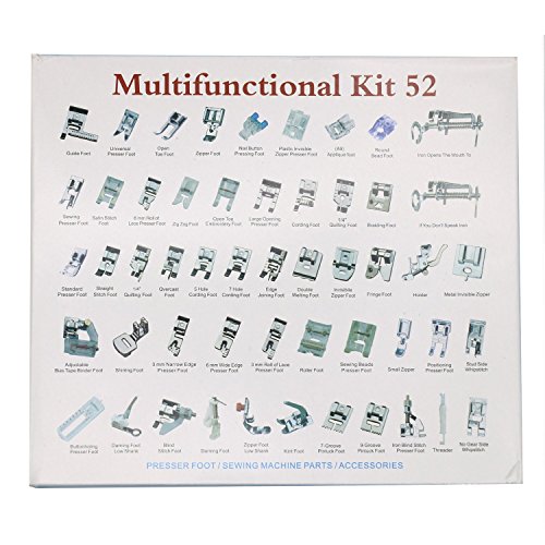 Professional 52pcs Sewing Machine Sewing Foot Presser foot Presser Feet