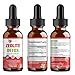 Zeolite Detox Liquid Drops with B12, D3 & Vitamin C – Pure Body Cleanse Support for Heavy Metals, Natural Zeolite Formula, Strawberry Watermelon Flavor, 60ml