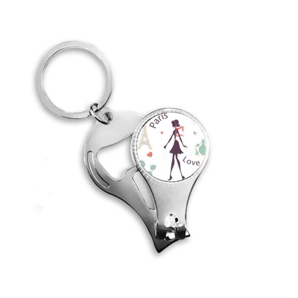 Porte-clés décapsuleur Tour Eiffel : l'accessoire 2-en-1 compact pour ouvrir vos bouteilles