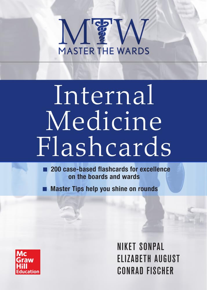 Master the Wards: Internal Medicine Flashcards 1st Edition