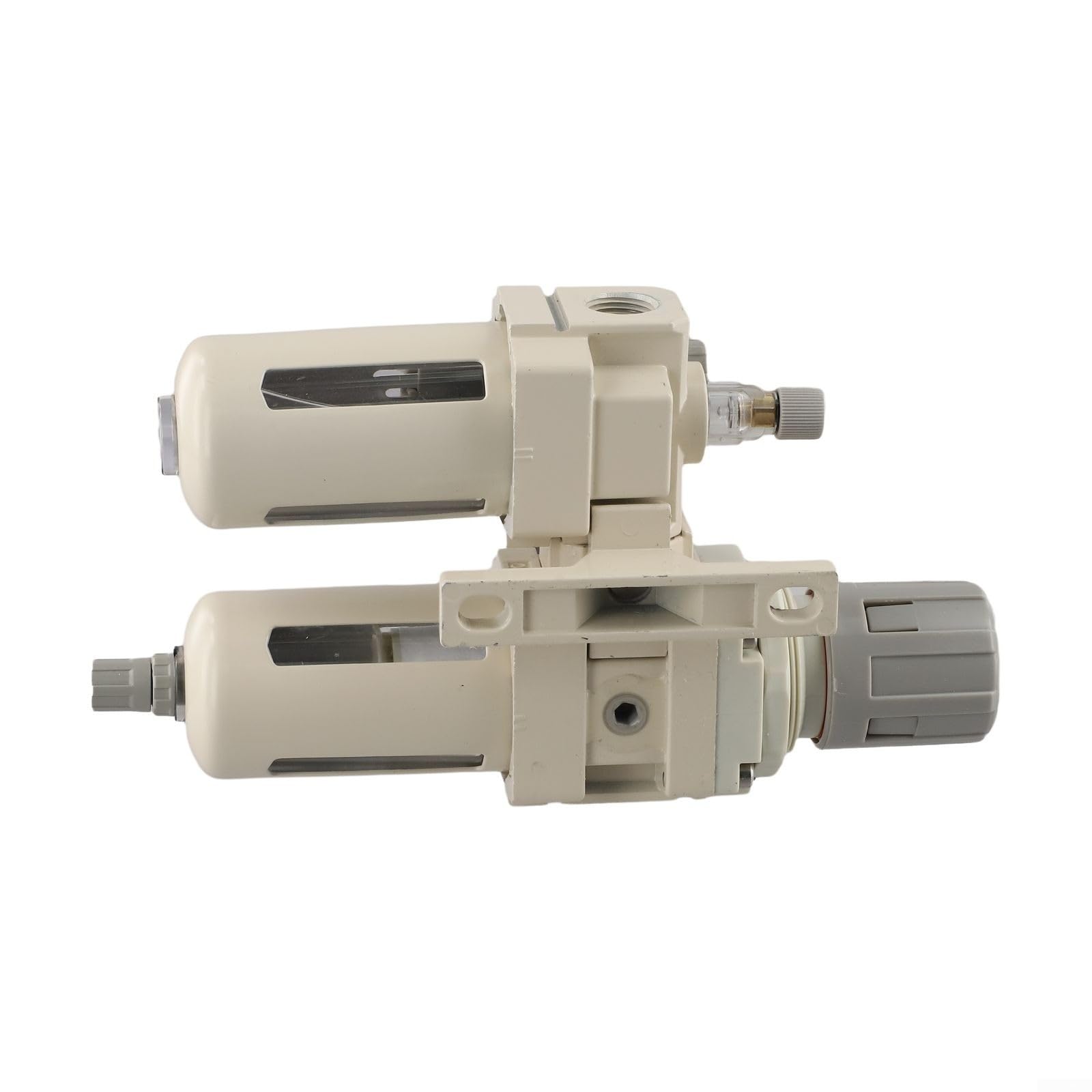 Regulador de filtro de aire comprimido industrial con separador de trampa de aceite de agua y válvula de drenaje semiautomática para una protección eficiente del sistema neumático (3/8