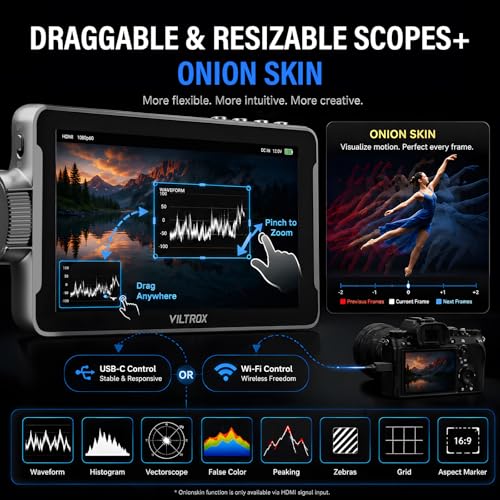 VILTROX DC550 Pro II 5.5" 4K@60 HDMI2.0 Field Monitor Touch Screen(2026) - image 4
