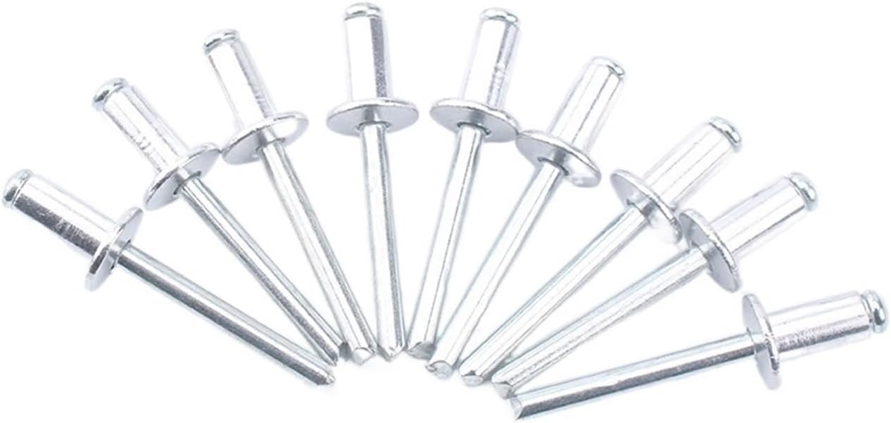 Remache ciego, Remaches ciegos huecos de aluminio M6.4(6.4X9mm 250pcs)