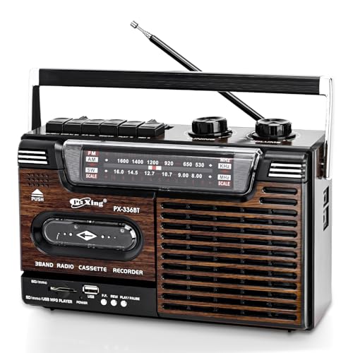 Portable Cassette Players, Boombox Portable Retro Cassette Tape Player, Supports SD/MMC/USB/Cassette Playback, AM/FM/SW Bands Radio,HiFi Sound Quality, Built-in Speaker Portable Cassette Players, Boombox Portable Retro Cassette Tape Player, Supports SD/MMC/USB/Cassette Playback, AM/FM/SW Bands Radio,HiFi Sound Quality, Built-in Speaker