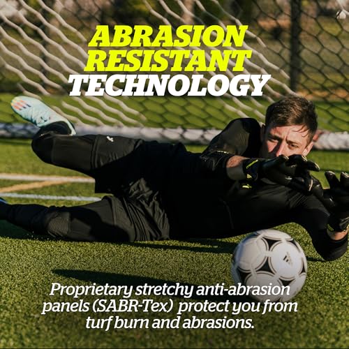 Storelli BodyShield Turf Burn Compression Men's Leggings 2, Soccer Base Layer with Shin Guard Pockets, Sports Accessories for Football, Baseball, Leg Protection, Black, Large3