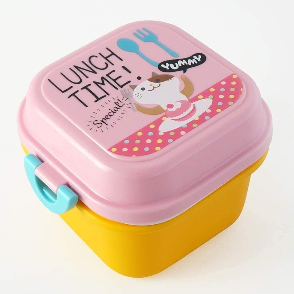 MRKU lunch box Bento Small Animal Children's with Fruit,Portable Student,Food Snack