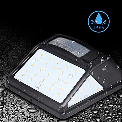 Preisvergleich Produktbild Framy Outdoor Solar Wandleuchte, Dreiseitigem Lichtsolarlampe Wand Kreative Menschlicher Körper Induktions-Lampe 35LED Wasserdichtes Garten-Licht