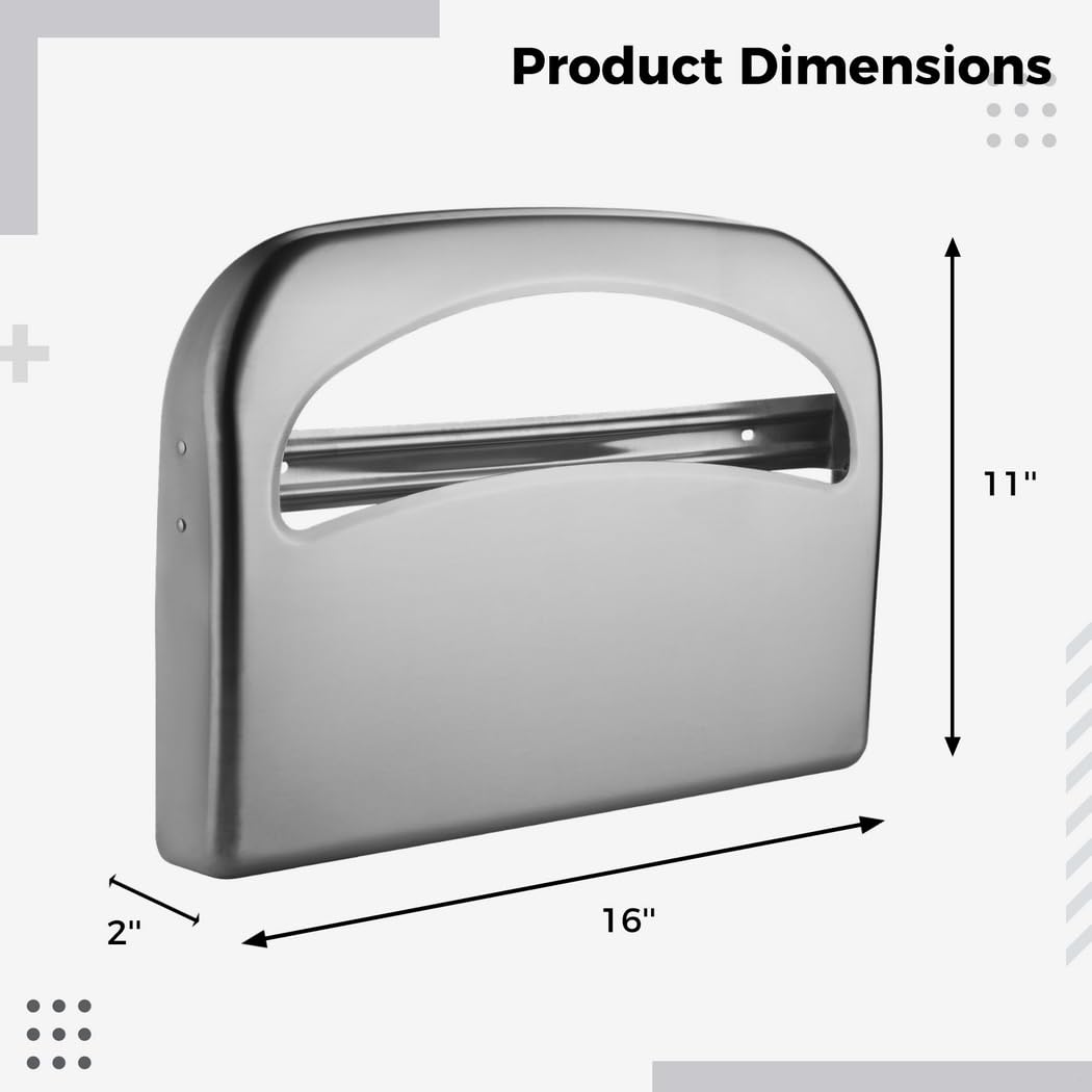 Distributeur mural en acier inoxydable pour abattant WC