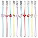 Hifot 10 Pièces Cordon Lunettes, Licorne Renard Papillon Sirène Réglable Universel Masque Chaîne Lunettes de Soleil Cordon, Sangle Corde Retenue pour Fille
