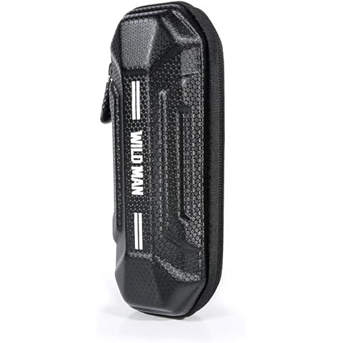 WILD MAN Bike Tool Storage Bag Hard Shell Waterproof Bicycle Repair Bag for Mountain Road Bike MTB Cycling(XT11,Black) Cover
