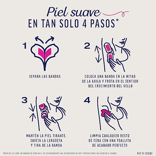 Descubre la mejor manicura y pedicura de LugoPulsa aqui 👈🏼 y pide cita Veet-Expert-Bandas-de-Cera-Fria-Depilatoria-para-Depilacion-de-Axilas-con-Manteca-de-Karite-16-tiras