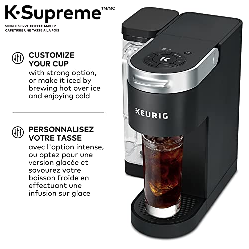 Keurig K-Supreme Single Serve K-Cup Pod Coffee Maker, With MultiStream Technology, Black image 7