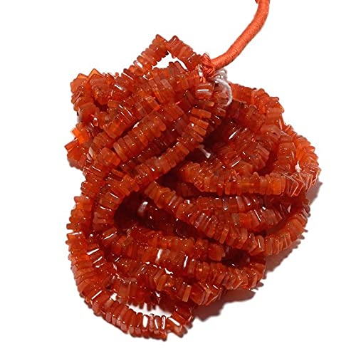 Perles en cornaline Heishi LKBEADS pour fabriquer un collier d'été tendance