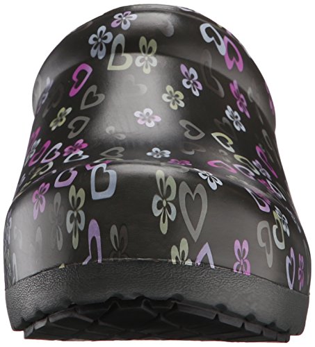Image of Anywear SR Angel Slip Resistant Work Shoes for Women - Fluid Resistant Nursing Clogs - All Day Comfort Gardening, Nurse Clogs & Chef Shoes - Lucky in Love - 5 Women /3 Men