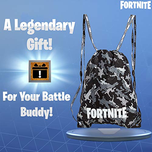 Fortnite Draagtas, zwemtassen voor kinderen, trekkoord rugzak gymtas voor school, PE kit, zwemmen, sport, camouflage… - Image 7