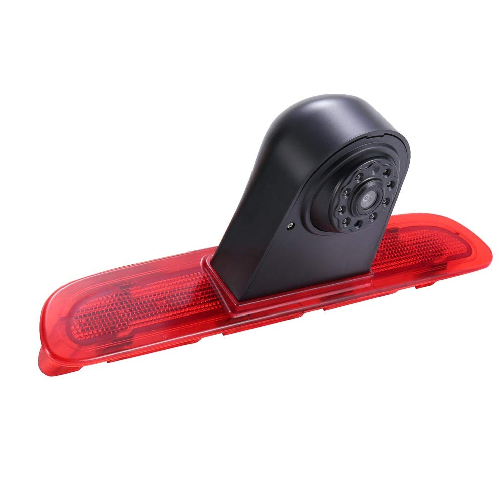 HD Car Reversing System Brake Light Reversing Camera Roof Camera Parking Camera Parking Aid with Angle Adjustable Compatible with Toyota Commuter Hiace H200 MK5 Van LWB TRH KDH Tailgate Bus