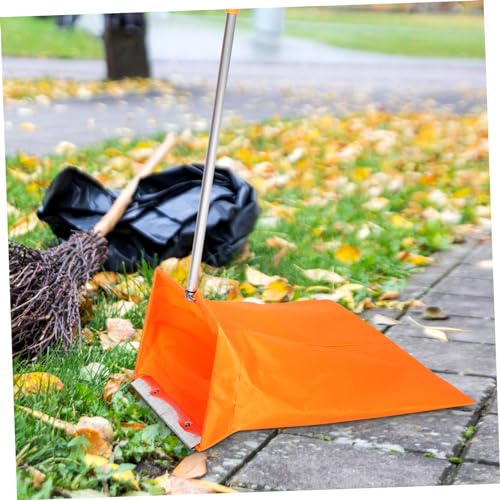 Image of Windproof Trash Grabber with Dustpan 33.07In Outdoor Garbage Pickup Tool Durable Clamp for Indoor and Outdoor Cleaning