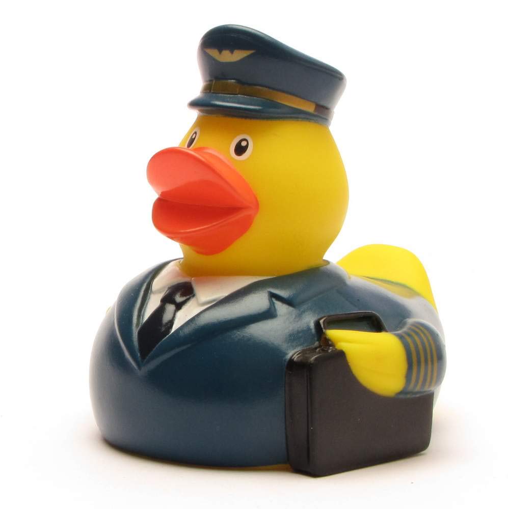 DUCKSHOPRubber Duck pilot | Bath Duck | | L: 8,5 cm