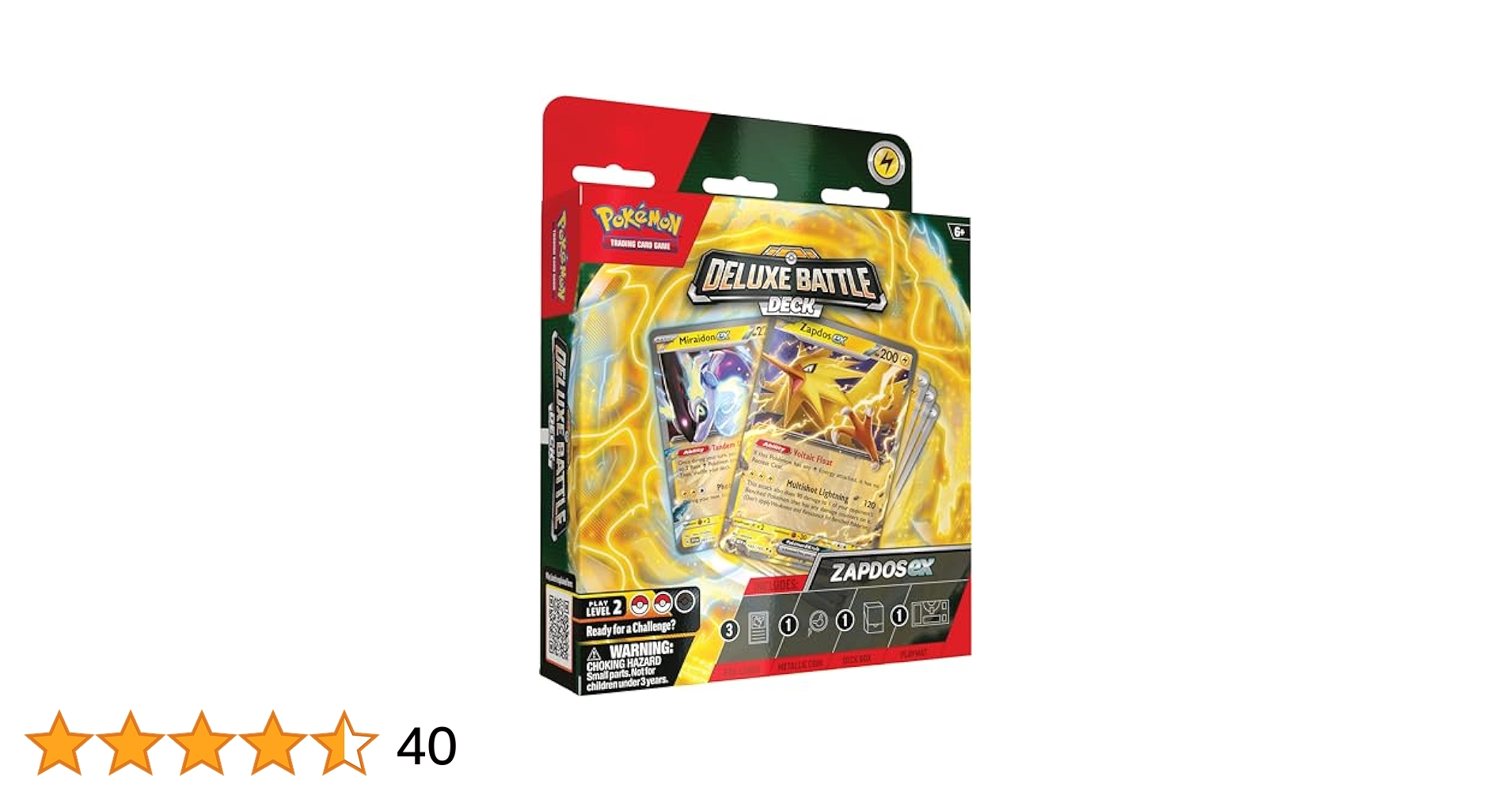 Amazon.co.jp: ポケモンTCG:ザップドスexデラックスバトルデッキ