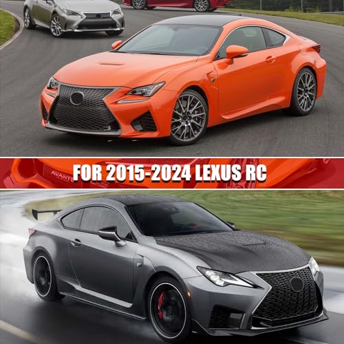 Image of Indoor Car Cover Replace for 2015-2025 Lexus RC300 RC350 F Sport, Luxurious Stretch Satin Ultimate Custom-fit Indoor Breathable Car Cover for Dust-Proof, Underground Garage, Car Show