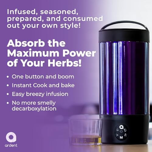 Ardent FX Decarboxylator 110V with Bluetooth Connectivity, 3 in 1 Portable Decarboxylation, Herbal & Oil Infuser Machine - Use for Butter and Herbs - Quick & Effortless Decarboxylation - Image 3