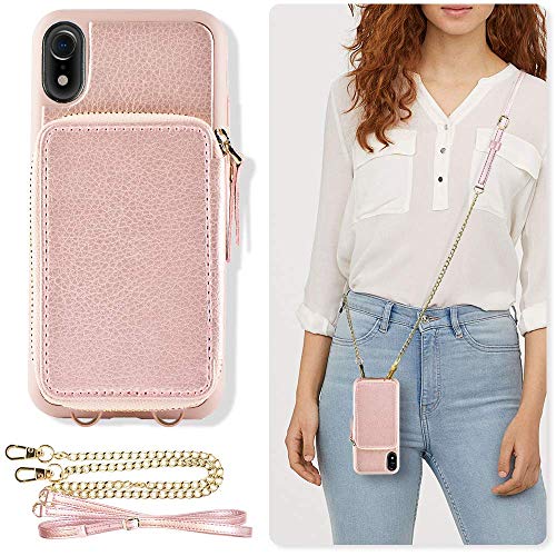 ZVE Wallet Case for Apple iPhone XR 6.1 inch, Leather Wallet Case
