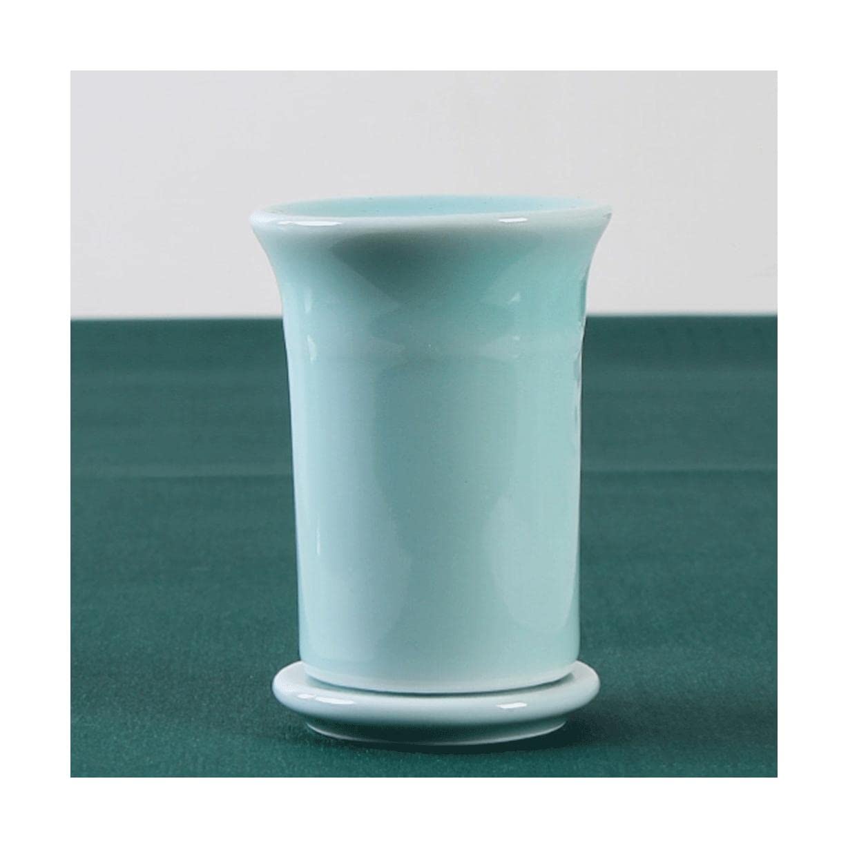 MRKU Toothpicks Dispenser Toothpick Box Holder Lid Ceramic Thickening Container Simple Storage Chic