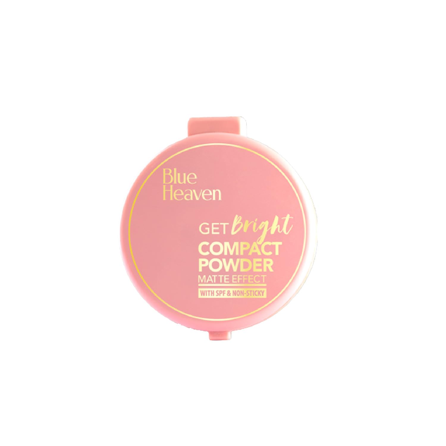 Blue Heaven Get Bright Compact Powder for Women With SPF Sun Protection, All Skin Non Sticky, Oil Free, Matte Finish Light Weight Formula, Cream,16g