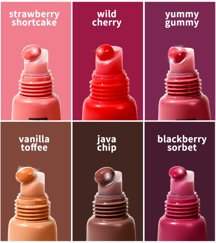 Hydrating tinted lip balm, Quick Full Lip Color Glow reviver melting lipgloss, soft supple lips mask (3PCS-B) - Image 6