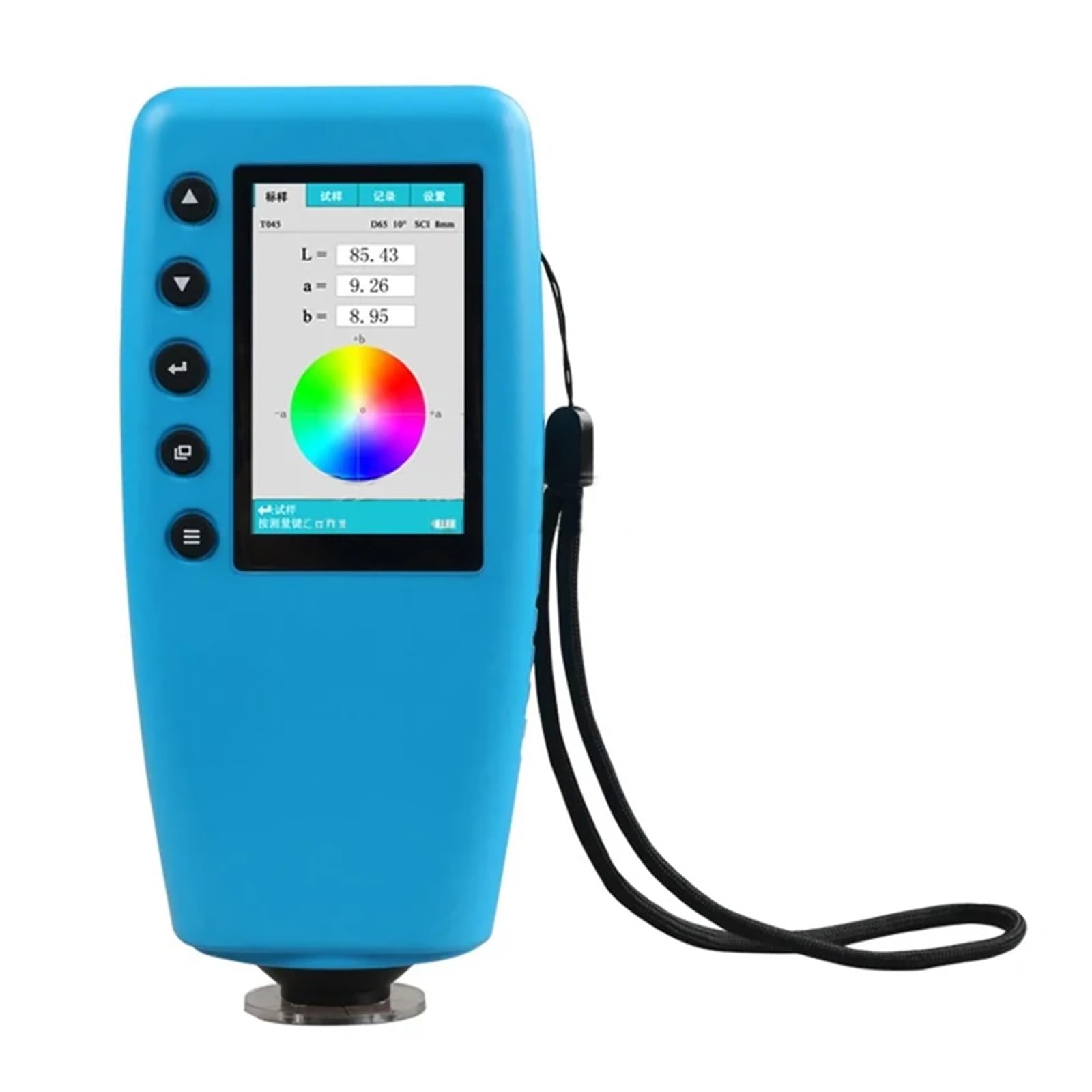 NURII Accurate Colorimeter WR10QC Color MeterSwitchable Caliber with 4mm 8mm WR10 (Size : WR-10 8mm)