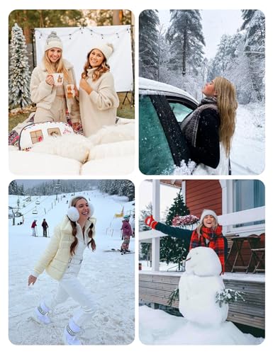 Surblue Unisex Winter Earmuffs Foldable Ear Warmers Fuzzy Cute Warm Ear Covers 7