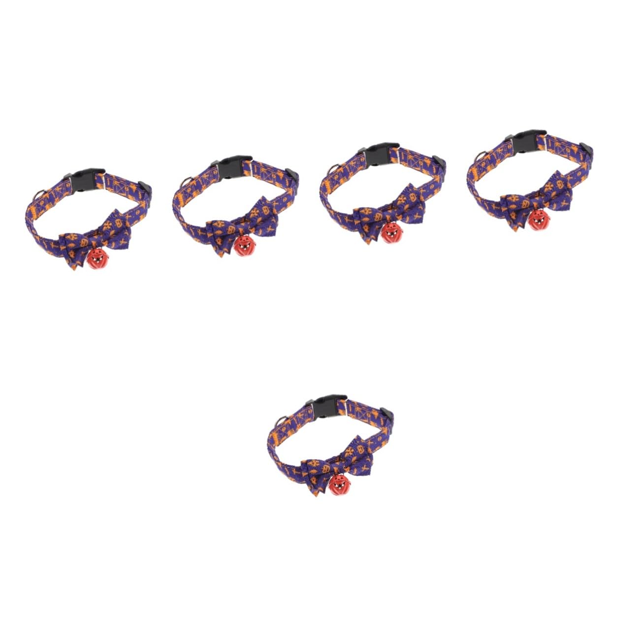 Sosoport 5pezzi Collare Decorativo Per Cani e Gatti Halloween Con Design Tema e Confezione Da Accessorio Festivo Per Animali Domestici Per Foto e Feste Di Halloween