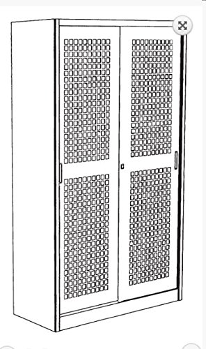 Armadio in Metallo per Ufficio ARCHIVIO ARMADI Metallici ARMADIETTO Metallico 150x60x200 Ante A RETI Metalliche-Consegna 30 Giorni LAVORATIVI