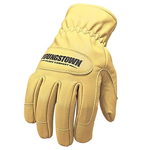 Men's Double Layered Leather Work Gloves