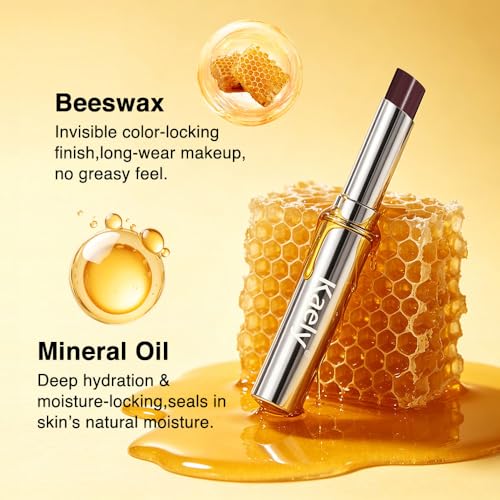 Image of evpct 2Pcs Brown&Pink Honey Lipstick Moisturizing Lip Balm for Older Women