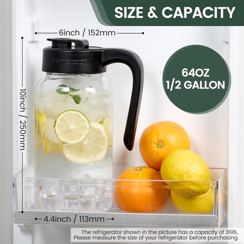Spreccio Mason Jar Pitcher
