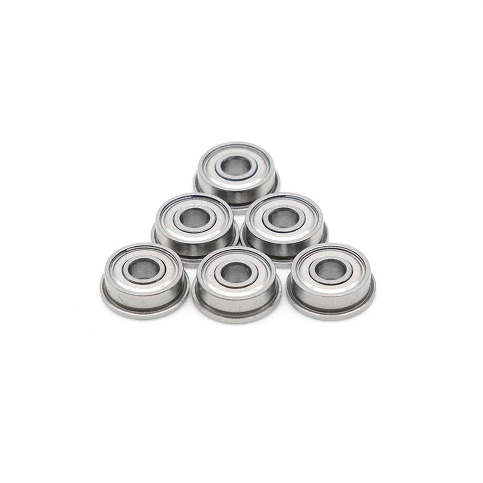 F683ZZ Flange Bearing 3x7x3 Mm Flanged F683 Z ZZ Ball Bearings 10Pcs