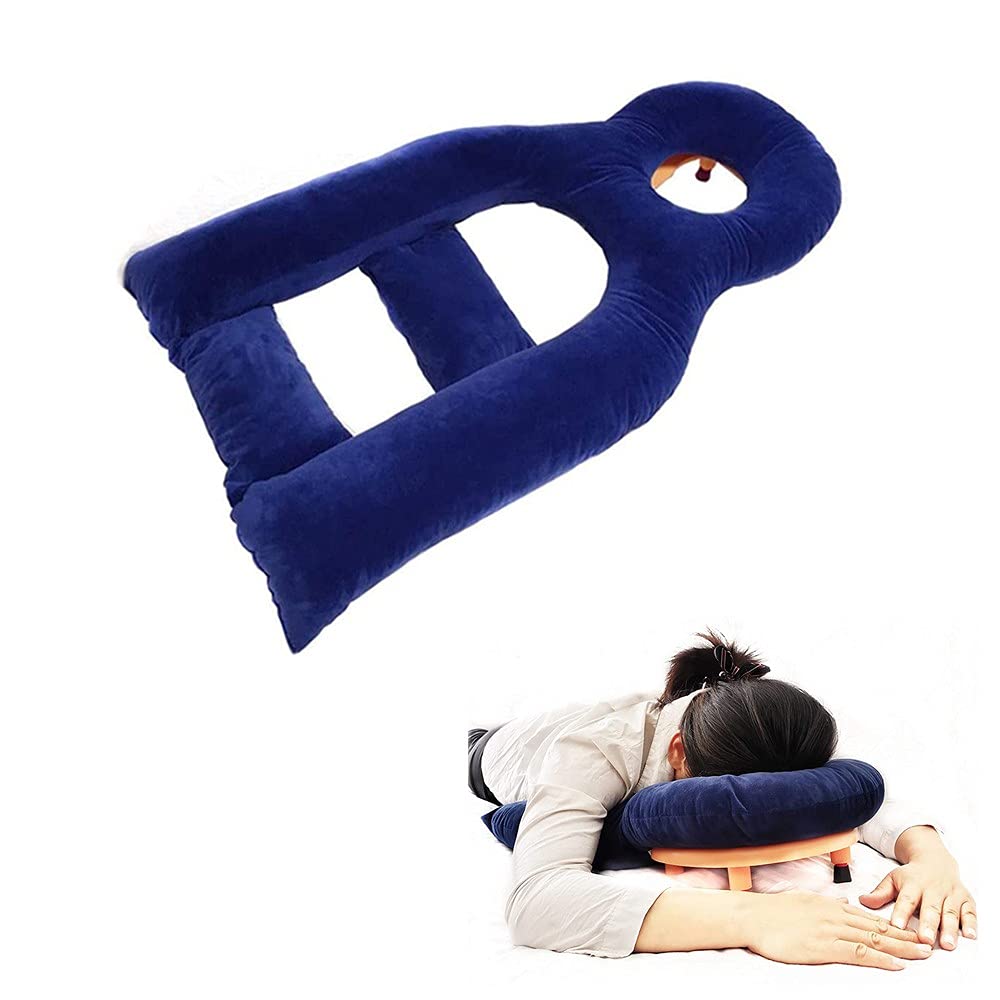Retina Almohada para Recostar La Cabeza Almohada para El Apoyo de Los Hombros Altura Ajustable, Apoyo para La Cabeza para Los Hombros Almohada para El Retina para La Cara Abajo