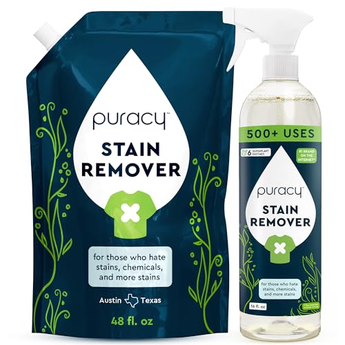 Puracy Stain Remover Cleaning Spray - Enzyme-Powered Stain Removal Spray