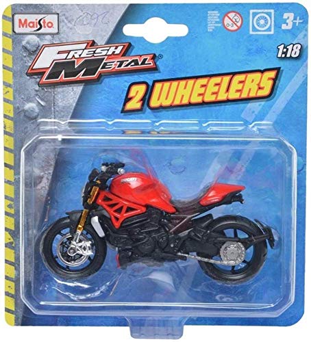 Motocicleta a escala 1:18 Maisto miniatura 4