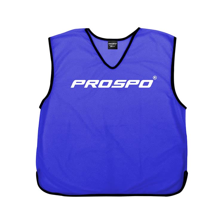 Prospo Training Bibs [5 Pack] - Pro Football Training Vests - 16 Colours & 4 Sizes | Multi-Sport Bibs | Kids/Adult Bib | Football Bibs | Training Equipment