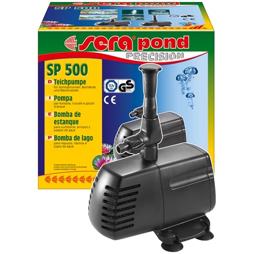 sera pond sp 500 | pompes pour fontaines et jets d'eau dans le bassin | réglables | renseignez|vous dès maintenant et décorez votre bassin !
