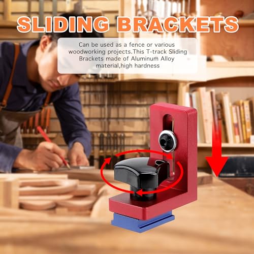 30 Typ T Nut Schiene, Gehrungsschiene Stop, Führungsschienestopper Aluminiumlegierung Rutsche Locator für Holzbearbeitungswerkbank, T-Schienen