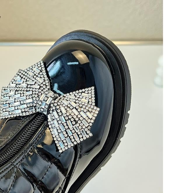 Girls Ankle Boots Side Zip Comfort Non-Slip Boot ZIP Outdoor Combat Boot(Toddler/Little Kid/Big Kid)2