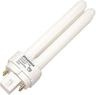 Sylvania 20671 Compact Fluorescent 4 Pin Double Tube 3500K, 13-watt, White