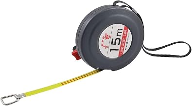 New Lon0167 Ferramenta de medida métrica de fita métrica portátil de metal retrátil 15M x 9mm(Tragbares 15M x 9mm einziehbares Metallmaßband-Maßband)