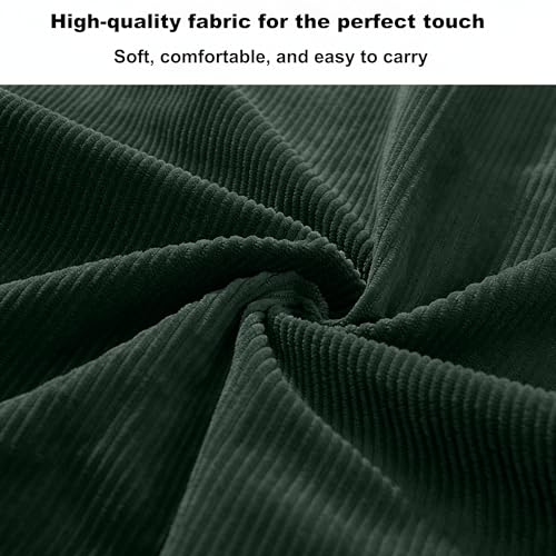 Image of 2026 Corduroy Tote Bag with Zipper Large Casual Handbags Shoulder Purse for Women