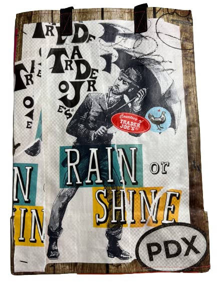 Portland OR Trader Joe's bag ECO Friendly reusable shopping grocery tote